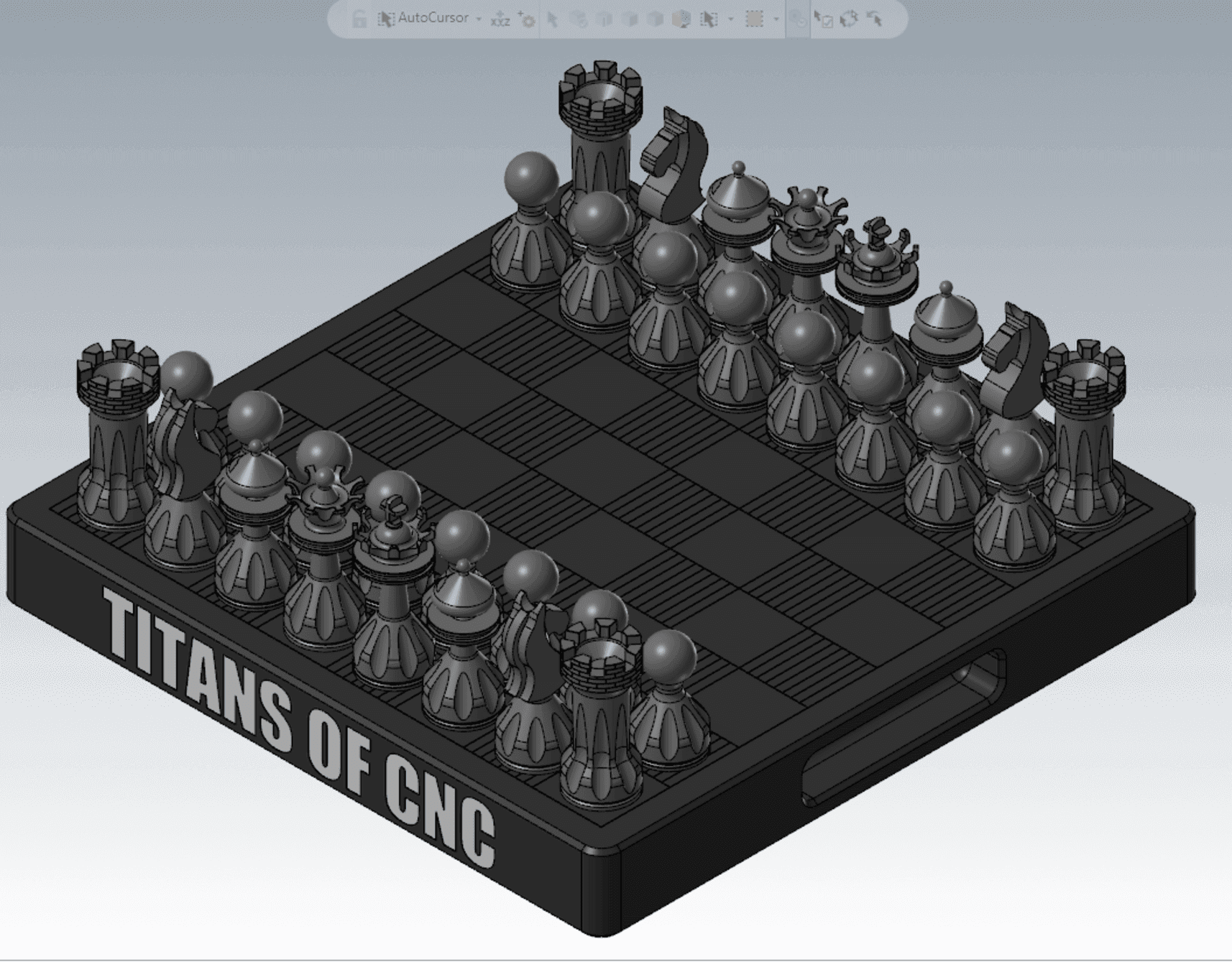 Project Thumbnail for Titan Chess Set